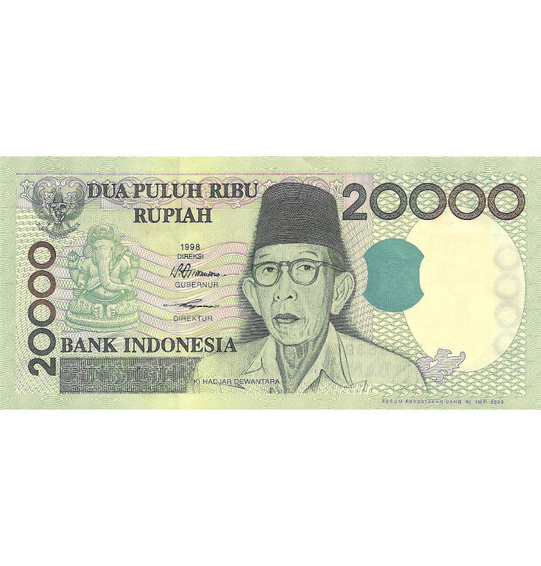 Indonesia 20,000 Rupees 2003 Pick 138f